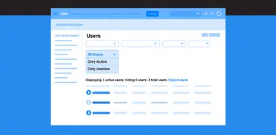 Active User Filter for Atlassian — screenshot