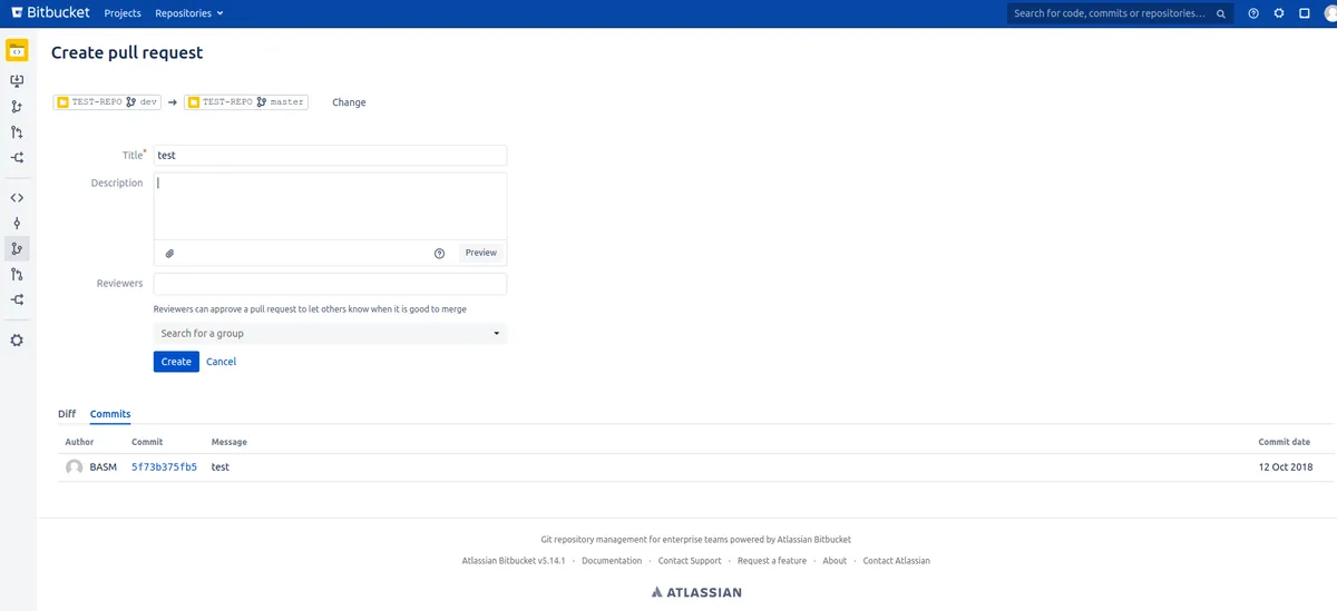 Add Groups to Pull Request — screenshot from the Atlassian Marketplace listing
