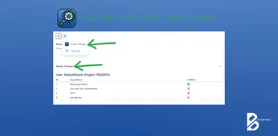 Admin Checker for Atlassian — screenshot