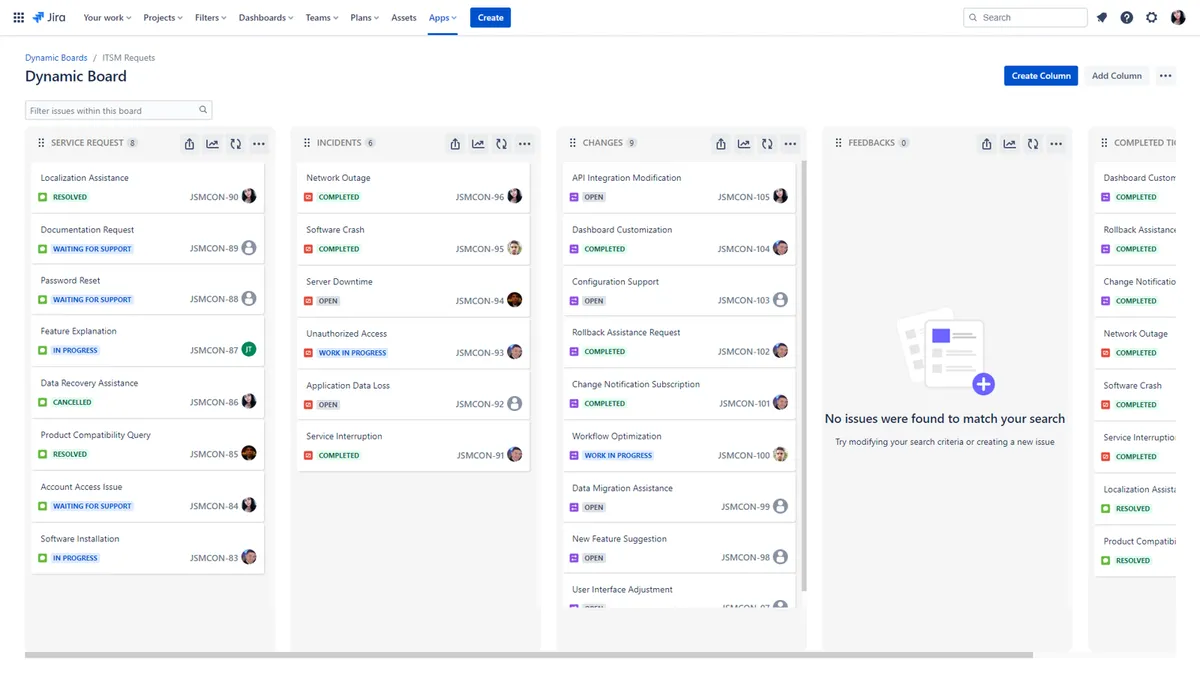 Advanced Columns — screenshot from the Atlassian Marketplace listing