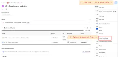 Advanced Copy for Atlassian — screenshot