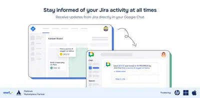 Advanced Google Chat for Jira for Atlassian — screenshot