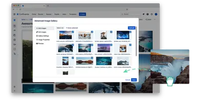 Advanced Image Gallery & Slider for Confluence for Atlassian — screenshot