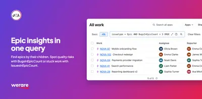 Advanced JQL Keywords (Forge) for Atlassian — screenshot