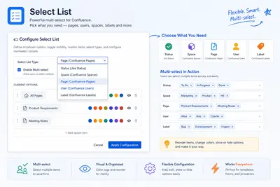 Advanced Macros for Confluence for Atlassian — screenshot