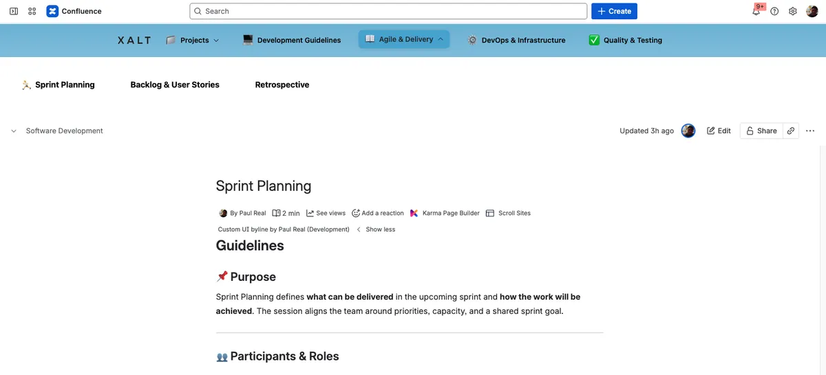 Advanced Menu Maker for Confluence — screenshot from the Atlassian Marketplace listing