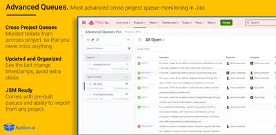 Advanced Queues for Jira Service Management (Free) for Atlassian — screenshot