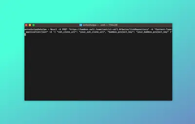 Advanced Repository Linking API For Bamboo for Atlassian — screenshot