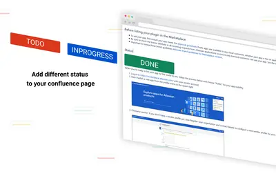 Advanced Status Macro for Confluence Projects and Pages for Atlassian — screenshot