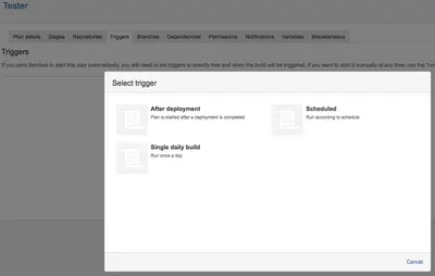 After Deployment Trigger for Bamboo for Atlassian — screenshot