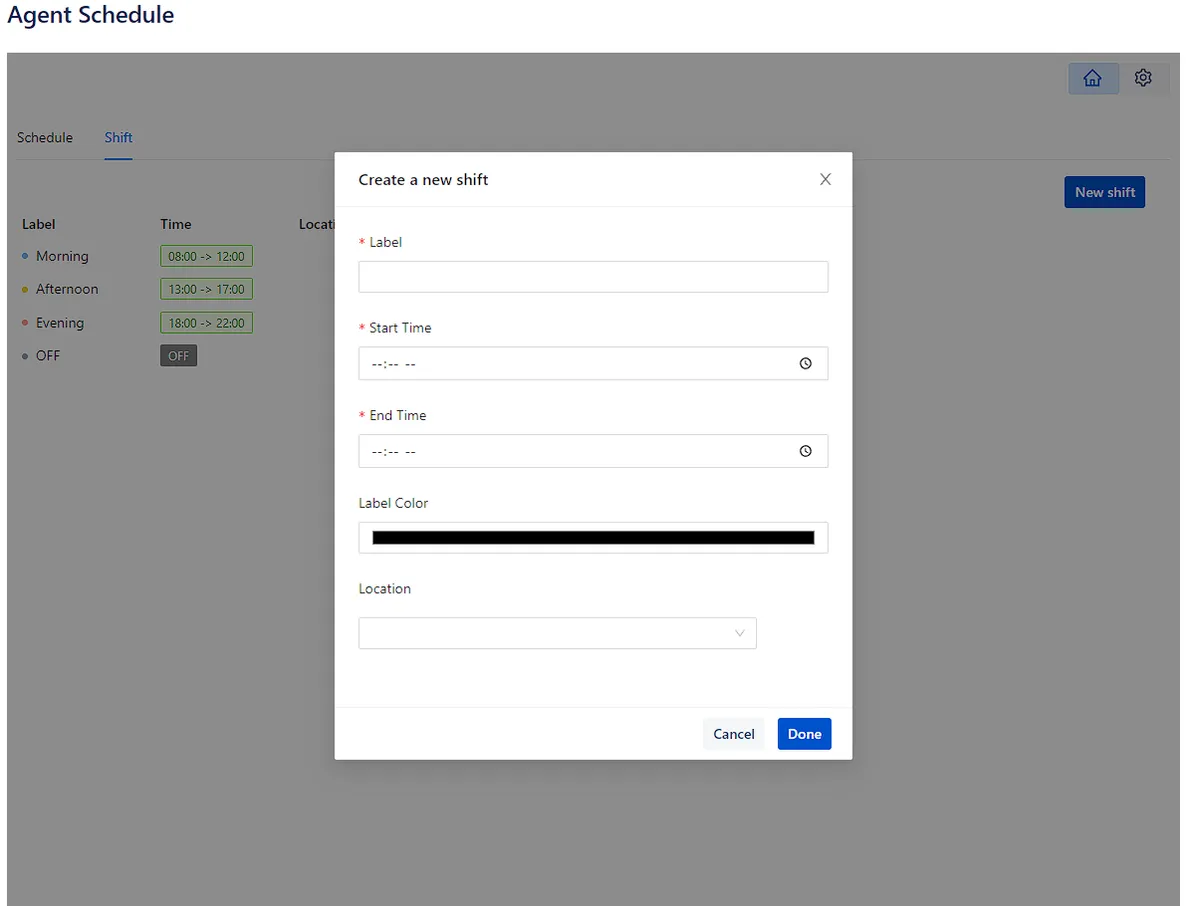 Agent Schedule Lite — screenshot from the Atlassian Marketplace listing