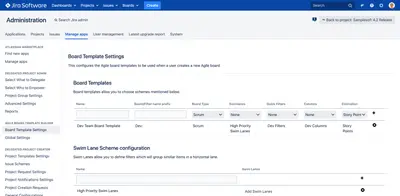 Agile Board Template Builder for Jira for Atlassian — screenshot