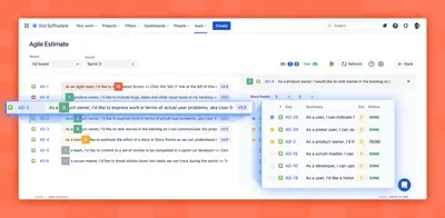 Agile Estimate for Jira for Atlassian — screenshot