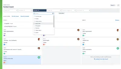 Agile Filters for Jira (Quick Filters by Users on Boards) for Atlassian — screenshot