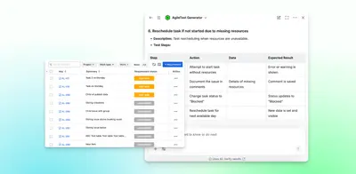 AgileTest AI Agent for Test Case, Step & Data Generation for Atlassian — screenshot