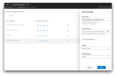 agosense.symphony ONE Integration Platform for Atlassian — screenshot