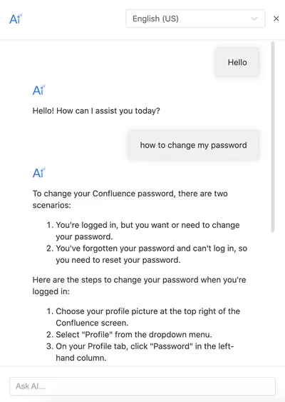 AI for Confluence for Atlassian — screenshot