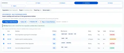 AI Governance Hub for Atlassian — screenshot