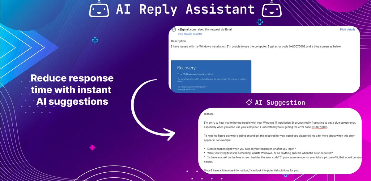 AI Reply Assistant — screenshot from the Atlassian Marketplace listing
