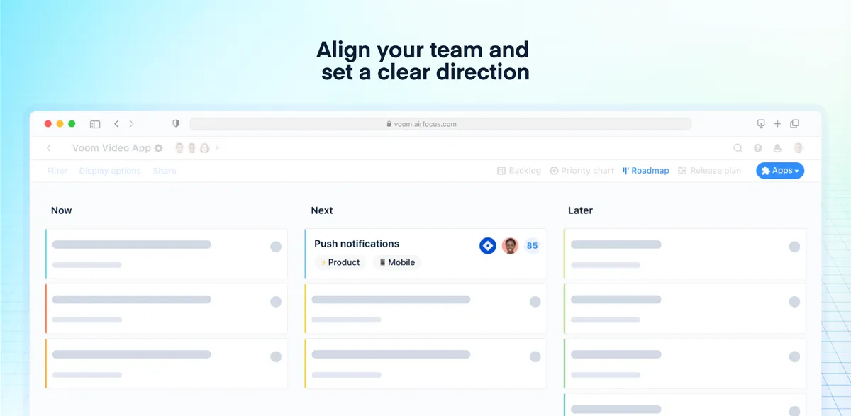 airfocus for Confluence — screenshot from the Atlassian Marketplace listing