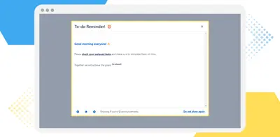 Announcements for Confluence for Atlassian — screenshot