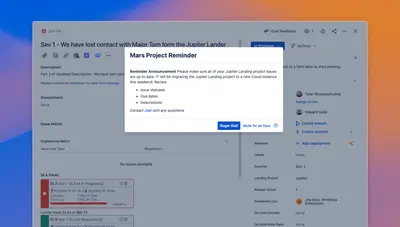 Announcer for Jira for Atlassian — screenshot