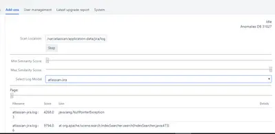 Anomaly Detection Plugin for Atlassian for Atlassian — screenshot