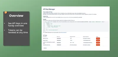 API Key Manager for Confluence for Atlassian — screenshot
