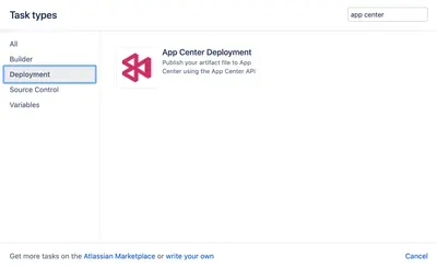 App Center Plugin for Atlassian — screenshot
