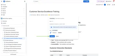 ApprovalFlow for Confluence for Atlassian — screenshot