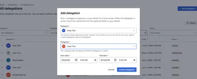Approver Delegation for Jira for Atlassian — screenshot