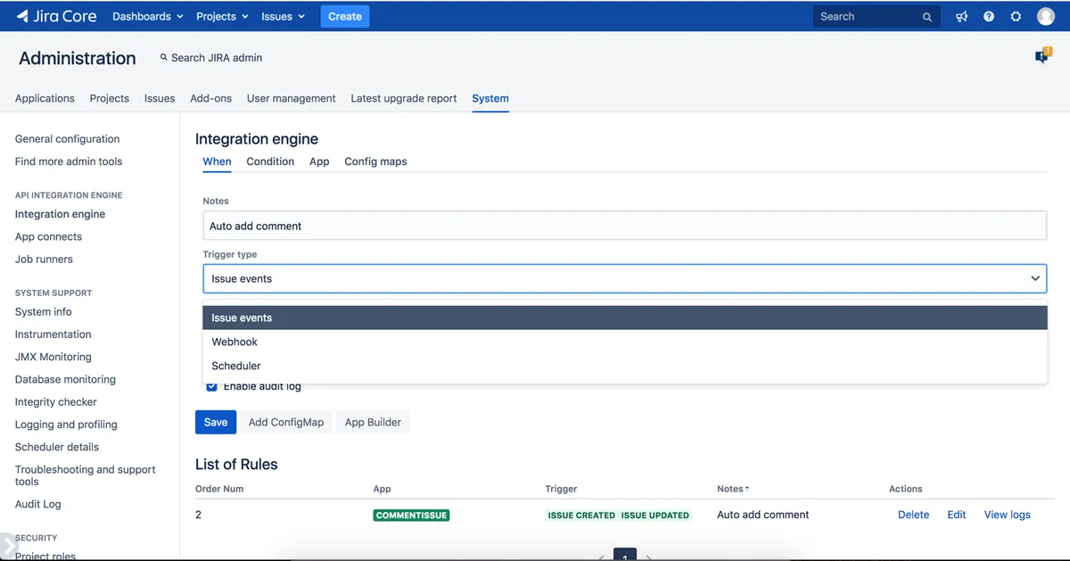 Apps Script for Jira — screenshot from the Atlassian Marketplace listing