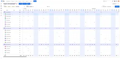Apptime PSA - Time Tracking, Plans, Gantt & Financials-Free for Atlassian — screenshot
