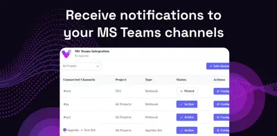 Appvibe Microsoft Teams Integration for Atlassian — screenshot