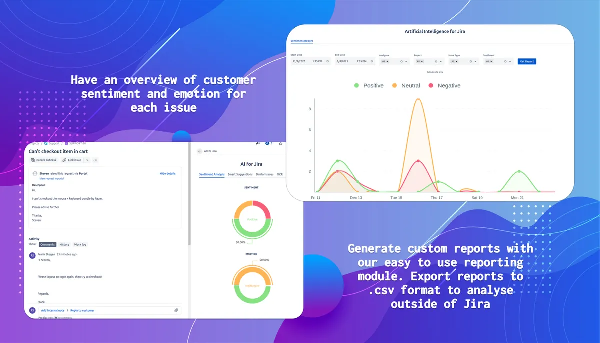 Artificial Intelligence for Jira — screenshot from the Atlassian Marketplace listing