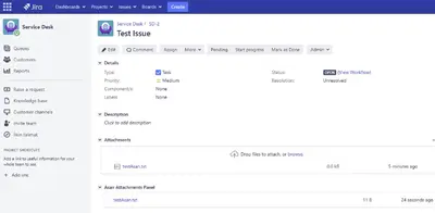 ASAN Imza e-signature for Jira for Atlassian — screenshot