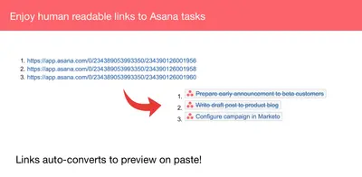Asana for Confluence for Atlassian — screenshot