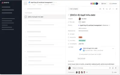 Asana for Jira Cloud for Atlassian — screenshot