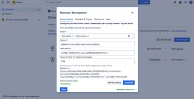 Asset Importer: Microsoft Excel, Sharepoint, OneDrive import for Atlassian — screenshot