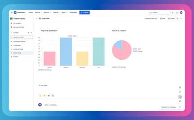 Asset Studio (Confluence Macro) Your Data in Tables & Charts for Atlassian — screenshot