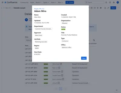 Assets DataTable for Atlassian — screenshot