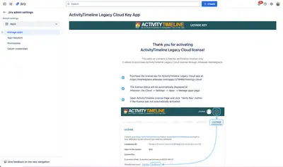 ATL License Key (Legacy) for Atlassian — screenshot