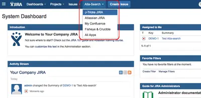 Atla-Search for Jira for Atlassian — screenshot