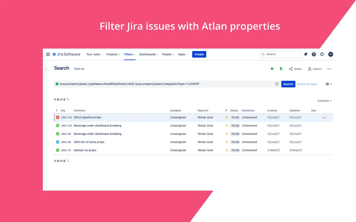 Atlan — screenshot from the Atlassian Marketplace listing