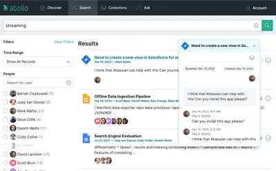 Atolio Connector for Jira and Confluence for Atlassian — screenshot