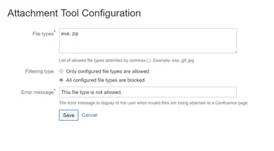 Attachment Filter Tool for Atlassian — screenshot
