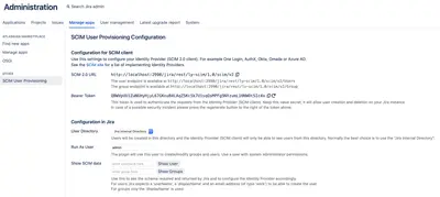 Automatic User Provisioning (Jira) for Atlassian — screenshot