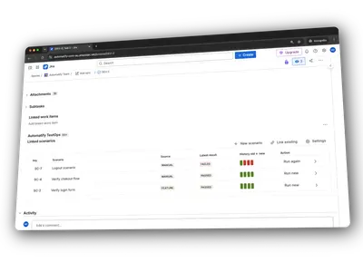 Automatify TestOps for Jira for Atlassian — screenshot