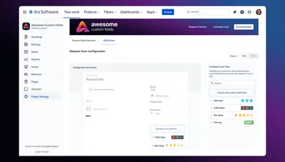Awesome custom fields for JSM for Atlassian — screenshot