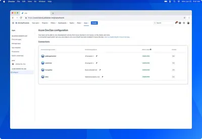 Azure DevOps for Jira (Official) for Atlassian — screenshot